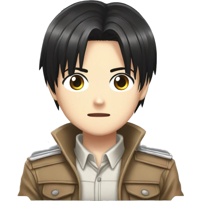 Levi ackerman from attack on titan emoji