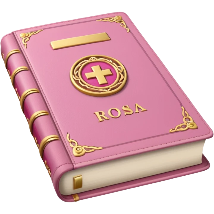 Biblia rosa emoji