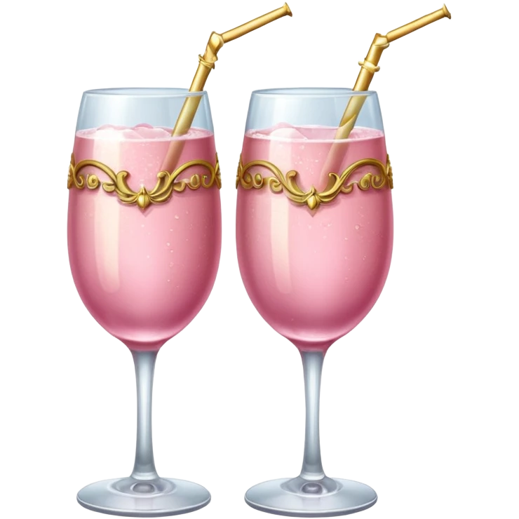 pink champagne rococo glasses cheers emoji