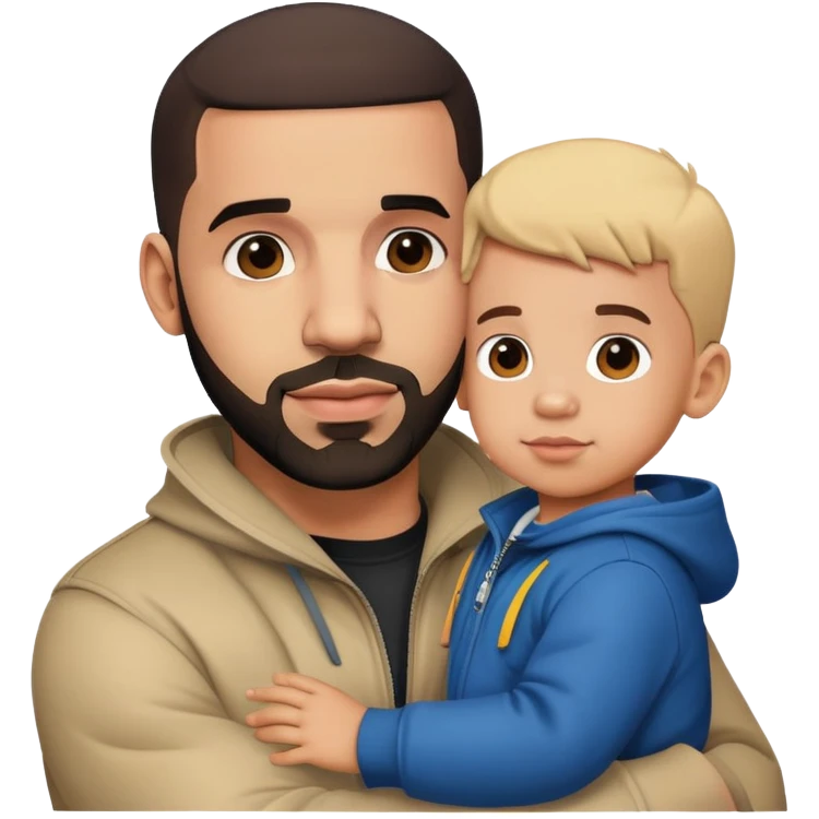 drake with a little kid emoji