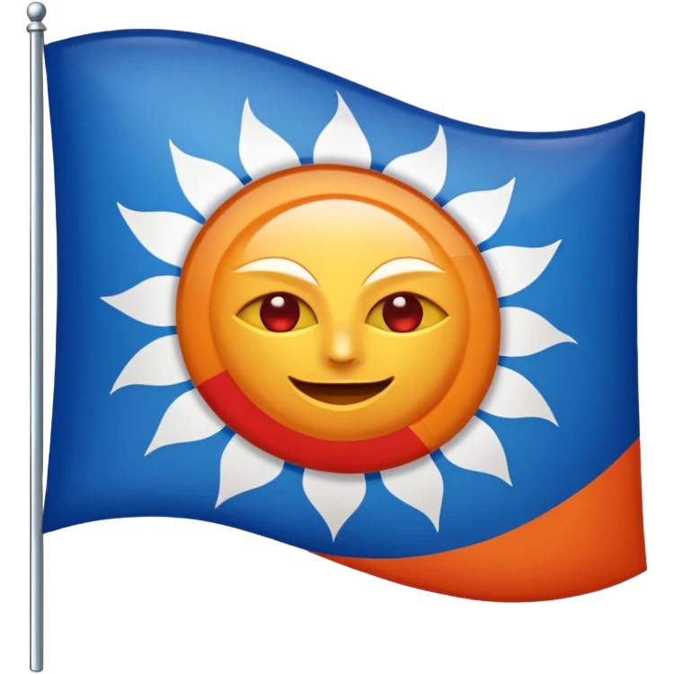 Drapeau Katangais emoji