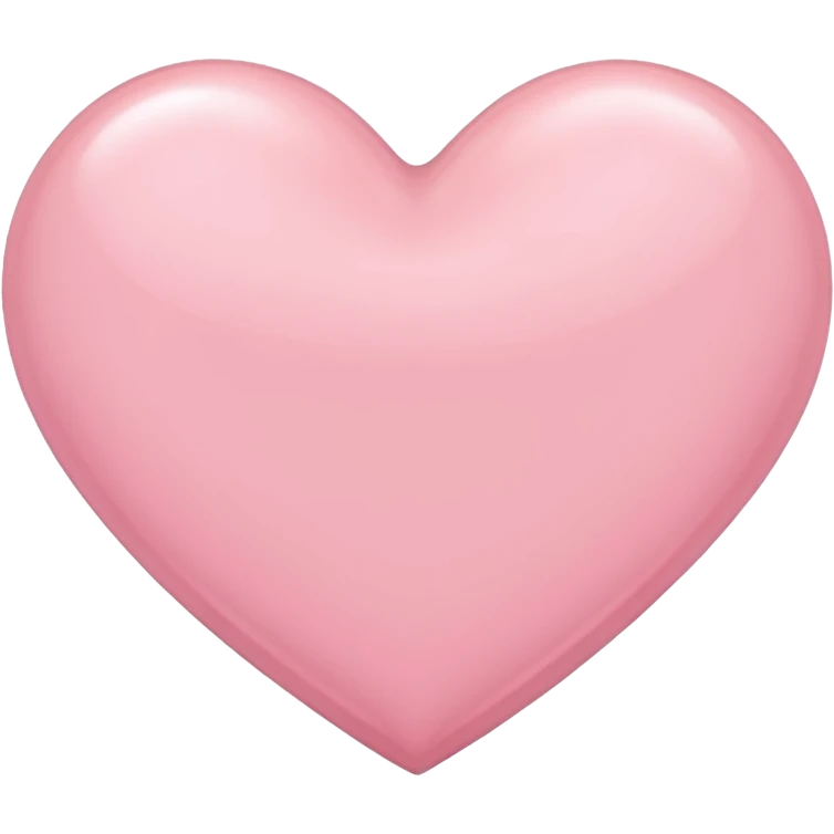 Light Pink heart emoji