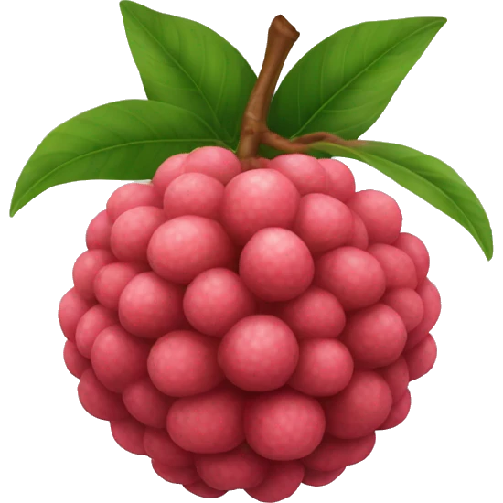 Lychee emoji