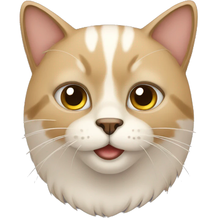 Gato con barba emoji