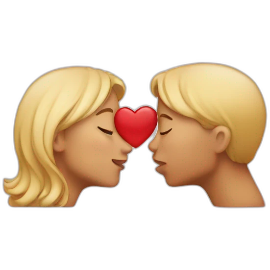 Kissing emoji