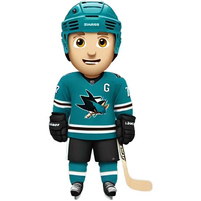 San Jose sharks hockey white guy emoji
