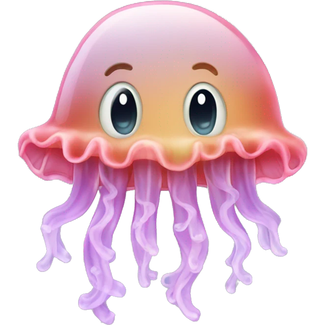 Jelly fish pastell emoji