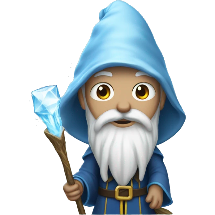 Wizard with ice powers emoji