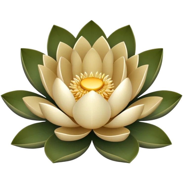  khaki lotus emoji