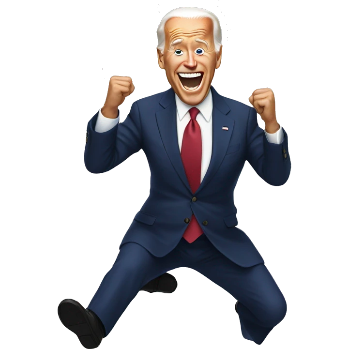 Joe Biden backflip emoji