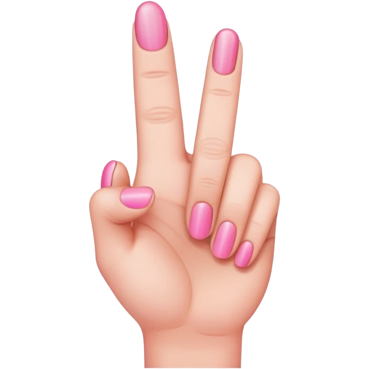 pink middle finger emoji