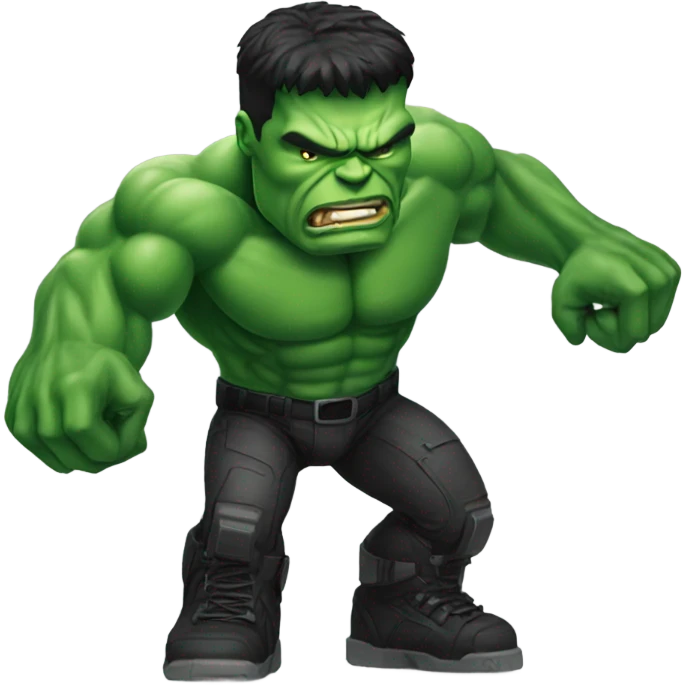 Terminator Hulk Green emoji