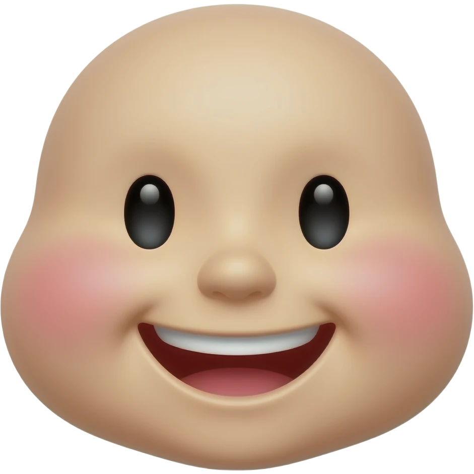 emogi com buchechas rosadas emoji