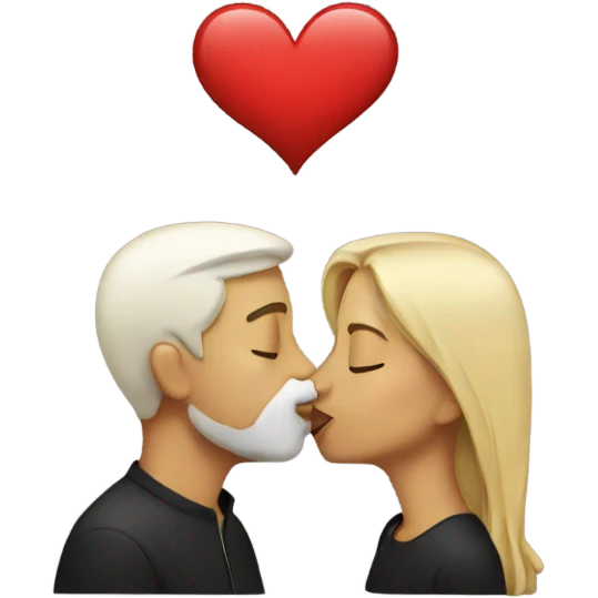 Kissing emoji