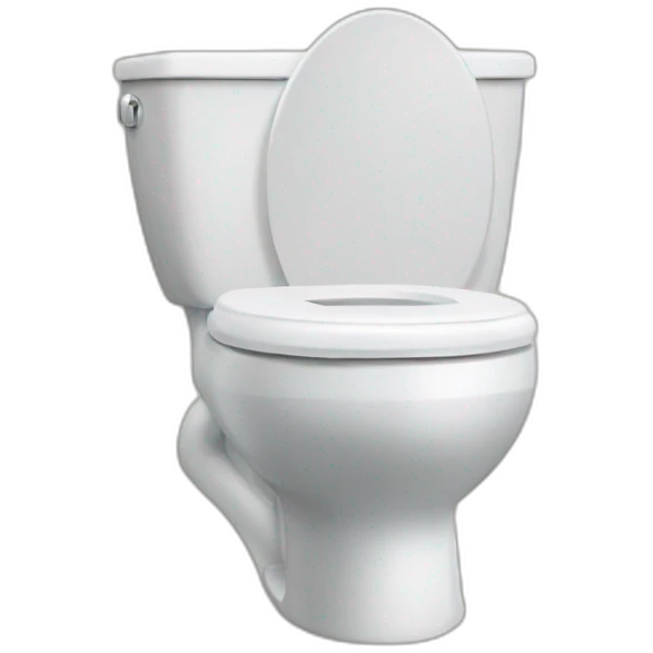 floating stool in toilet emoji