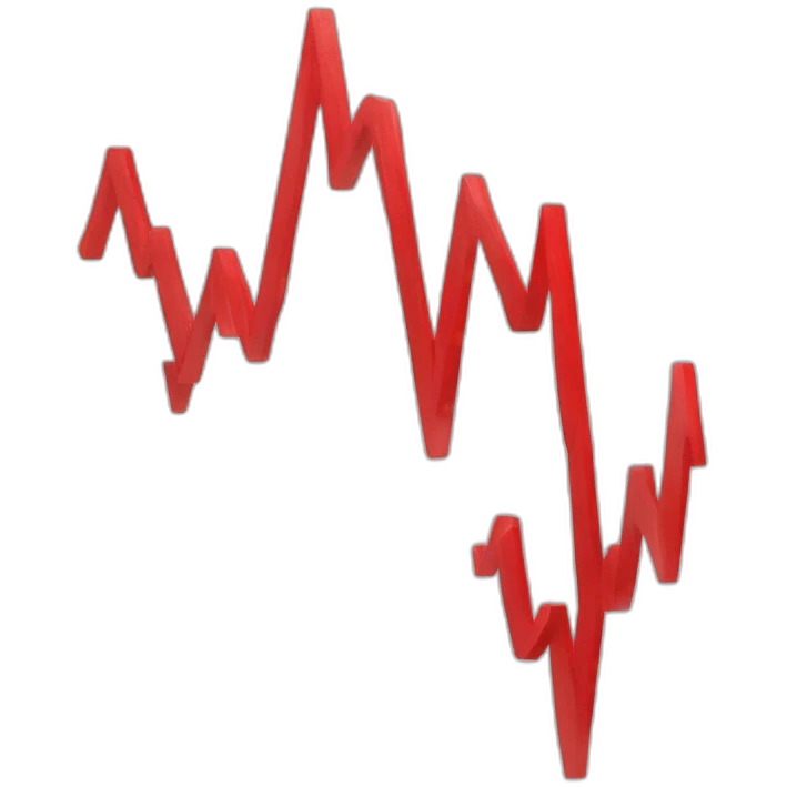  RED money chart going down emoji