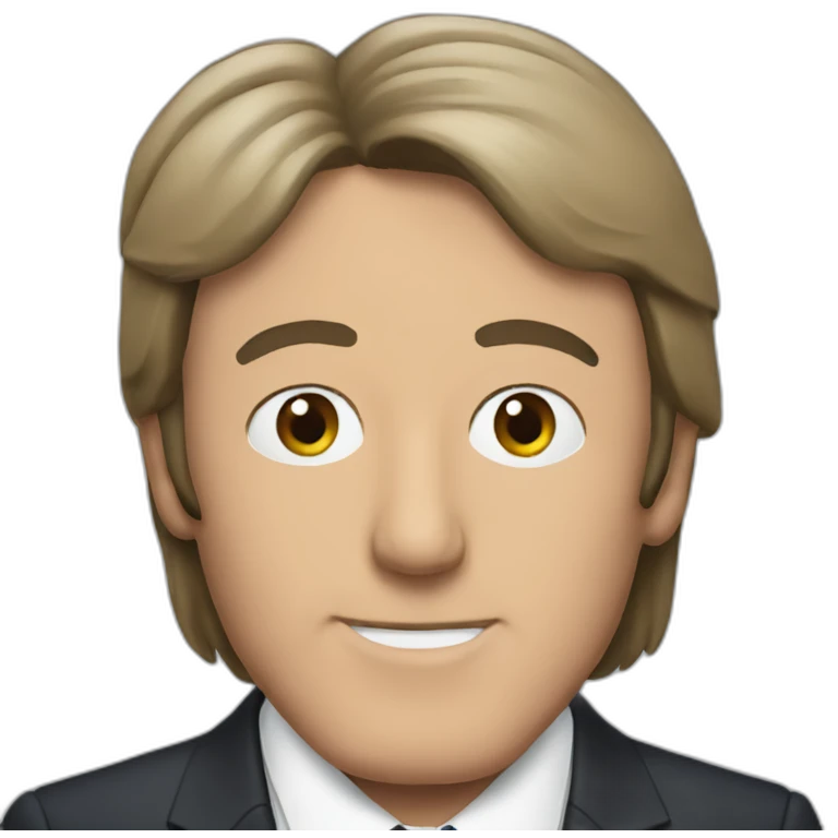 Paul McCartney with suit emoji