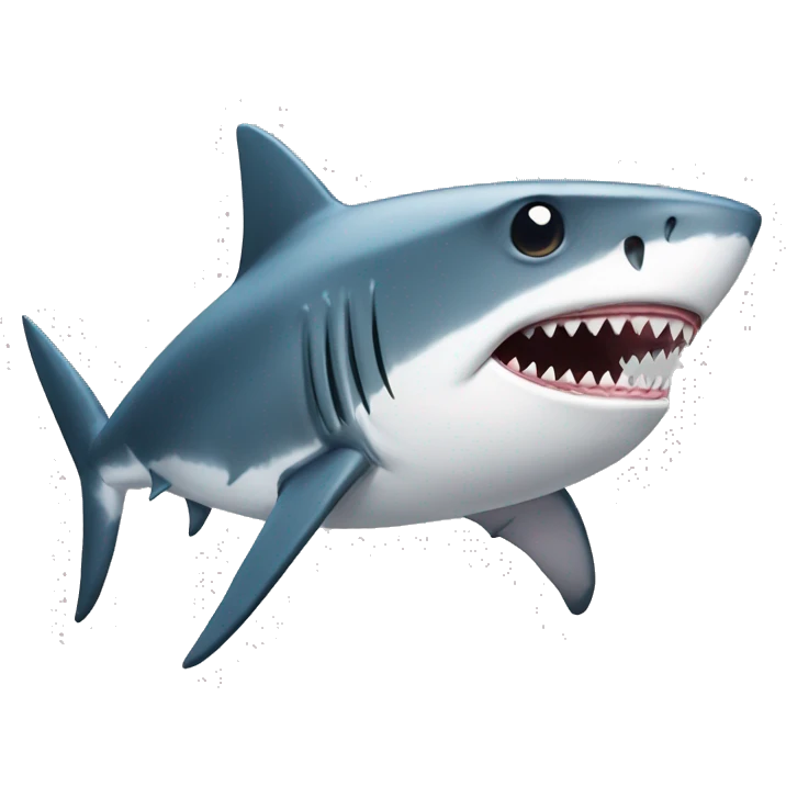 Shark and emoji