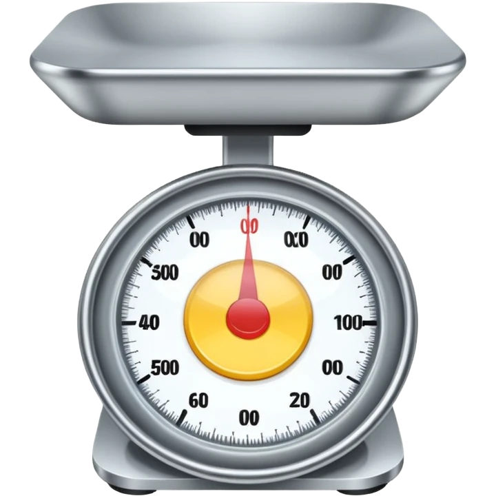 Digital weight scale with 0:00 on it emoji