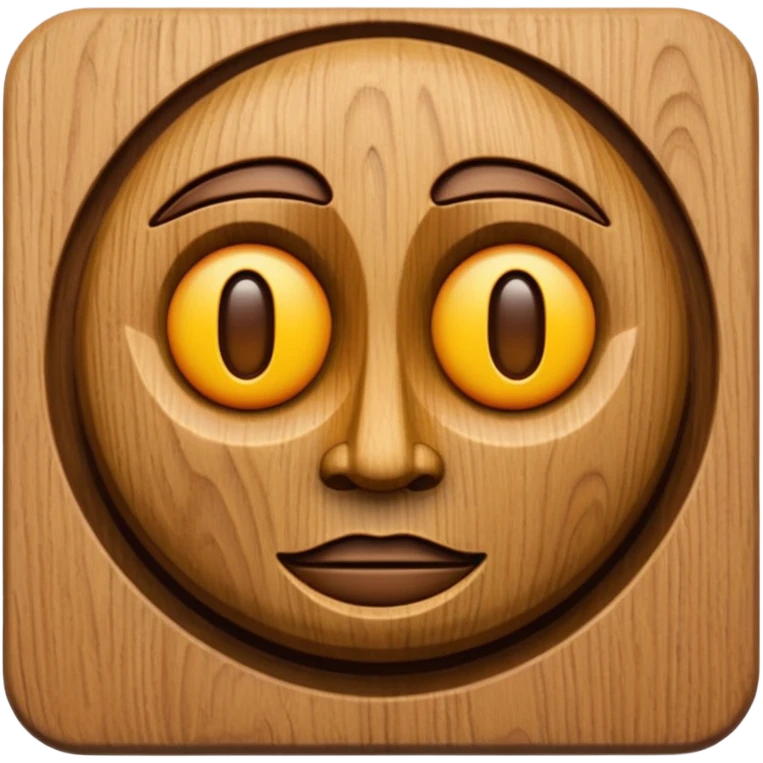 wooden Sculpture emoji