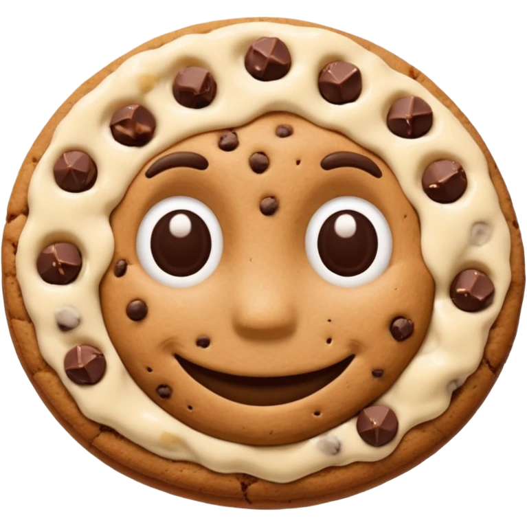 Chocolate Chip Cookie Man emoji