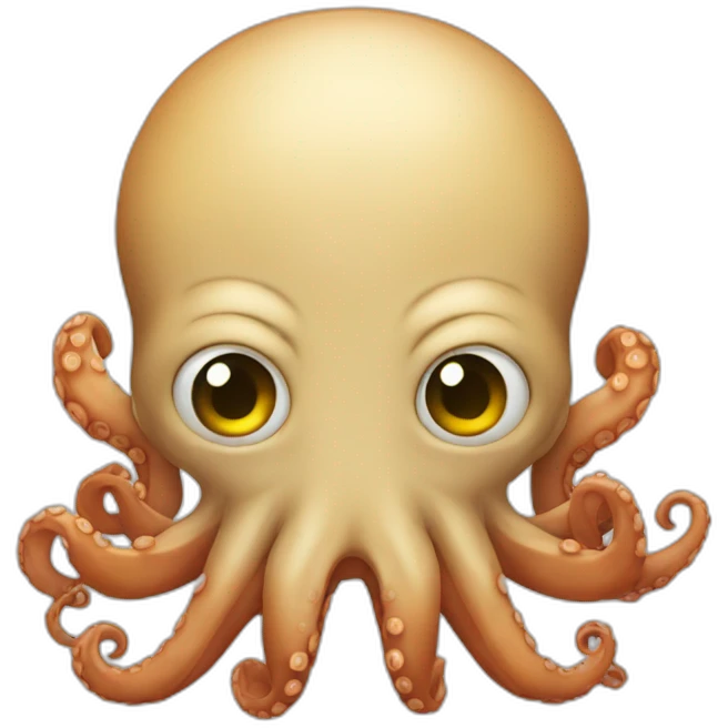 Man head octopus emoji