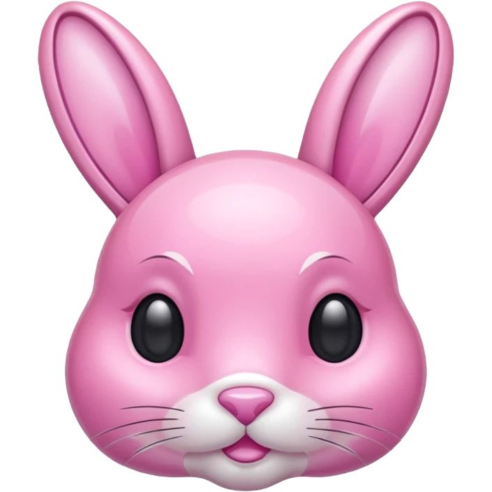 crystal bunny pink emoji
