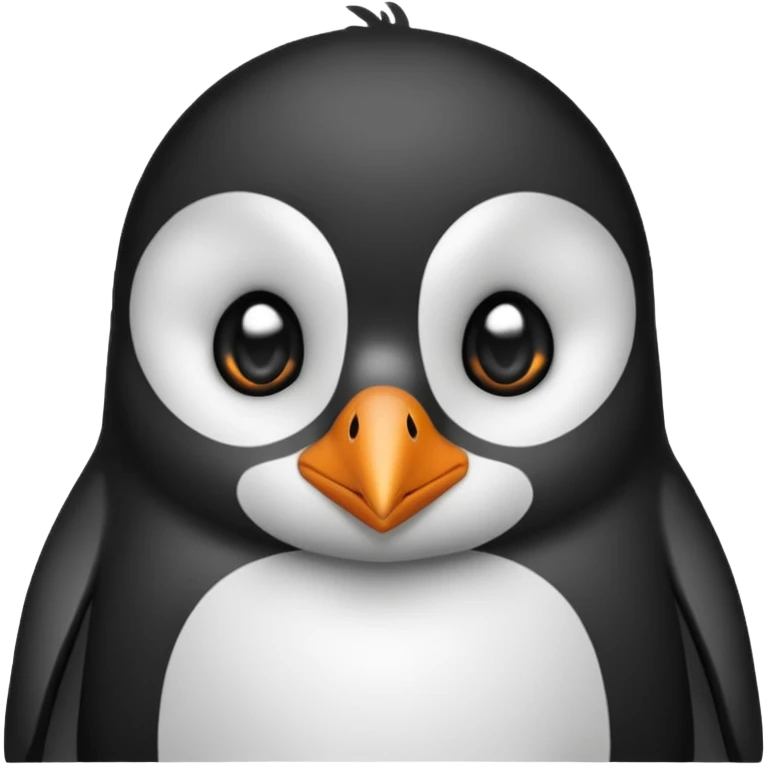 Emotional peguin emoji