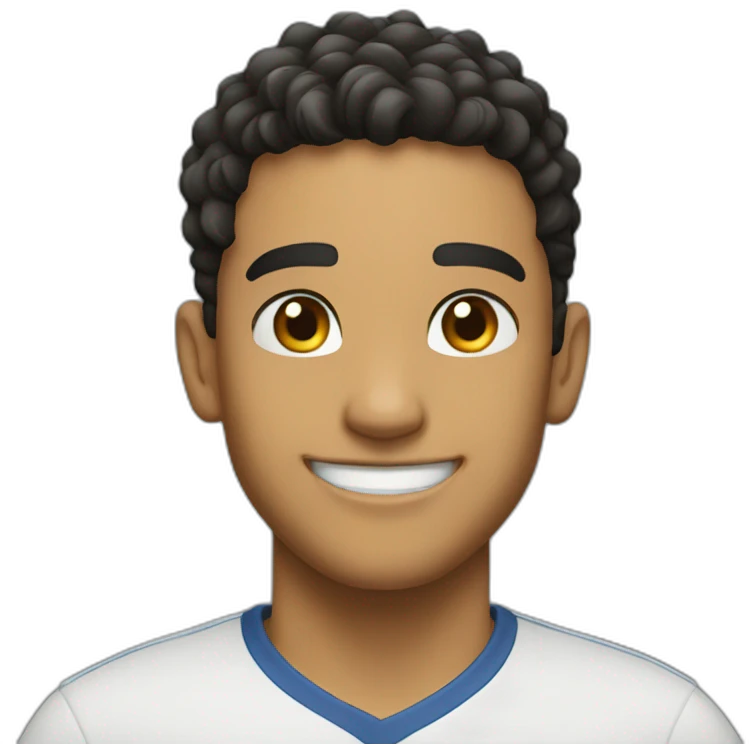Hakimi smiling emoji