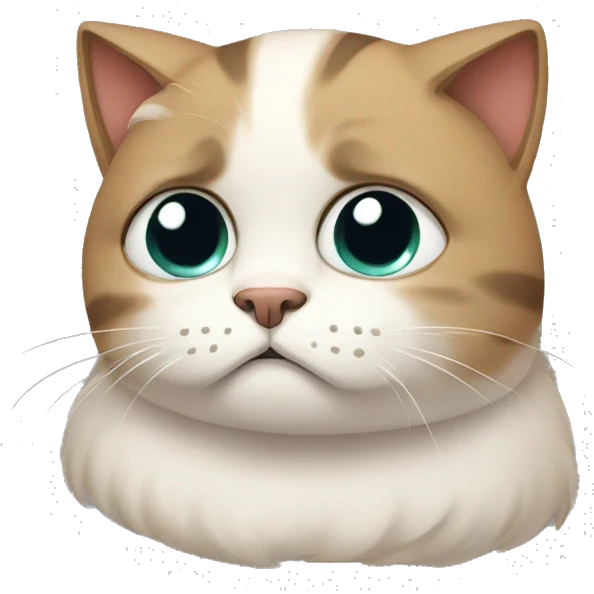 very sad cat emoji