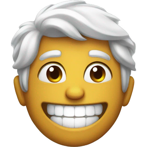 crazy smile emoji