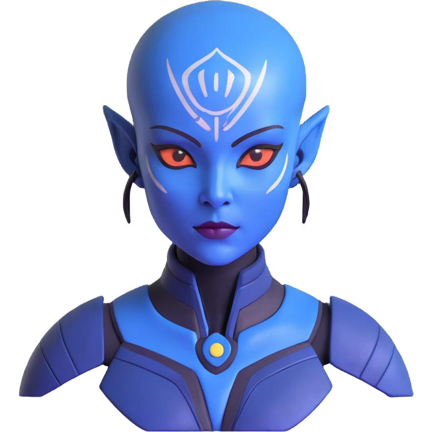 Liara T'Soni from Mass Effect emoji