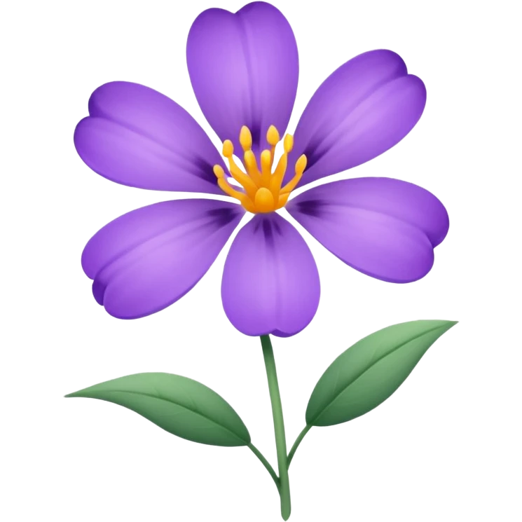 Please just one flower levandula emoji