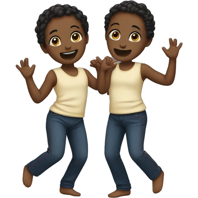 twins dancing emoji