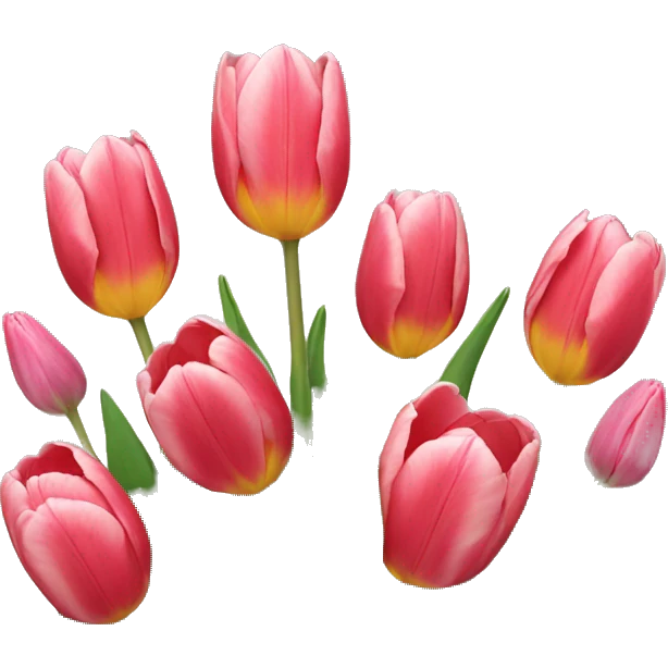 Tulips emoji