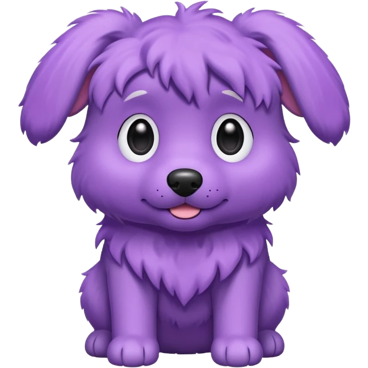 purple dog emoji