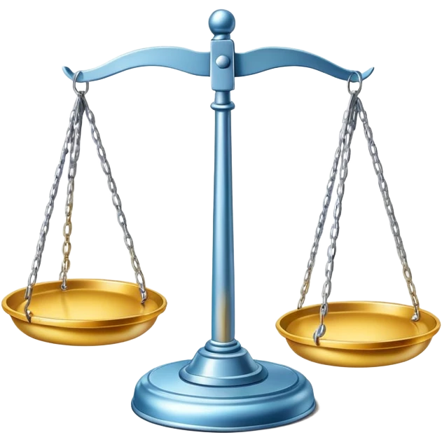 scale balancing different price tags emoji