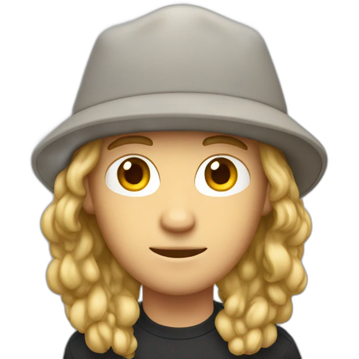 White guy with a Panther hat emoji
