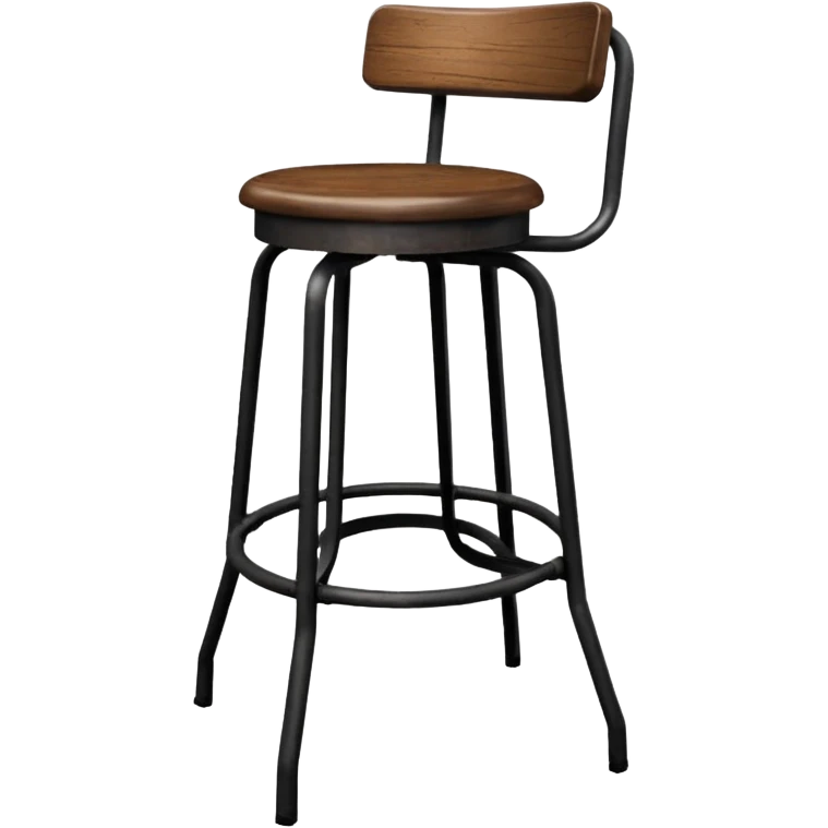 Bar stool and tipped over bar stool emoji