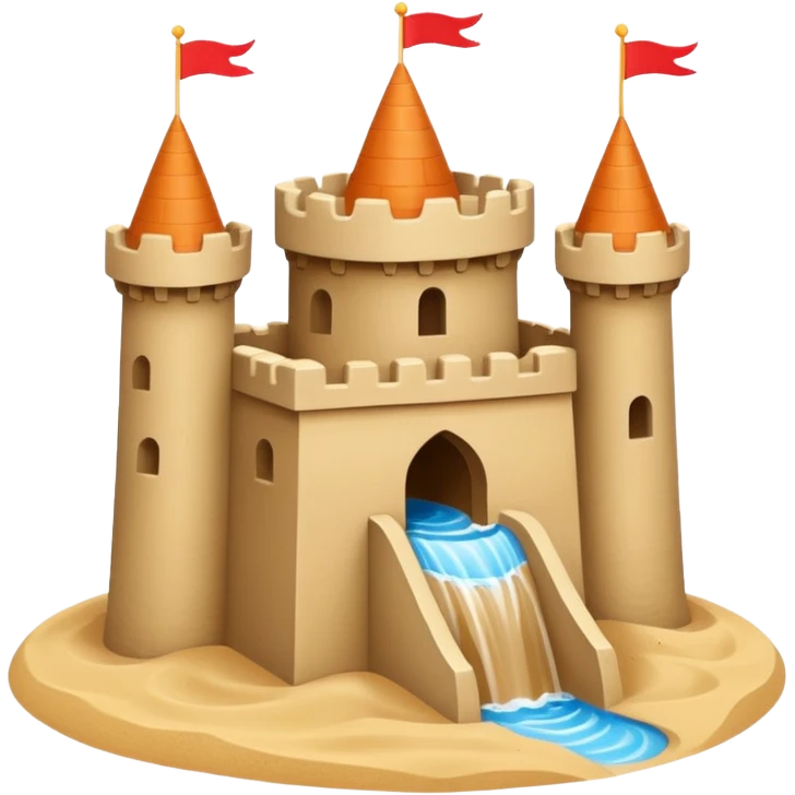 sand Moat castle emoji