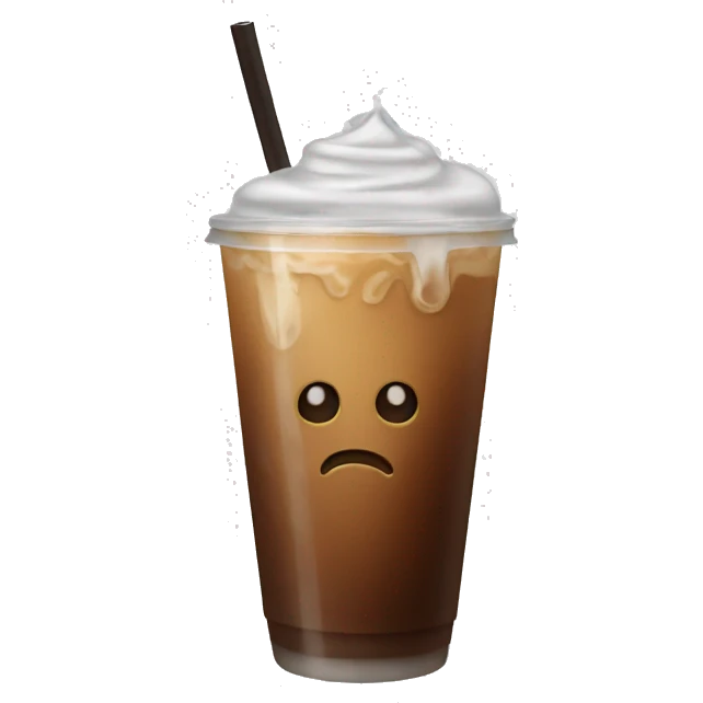 iced coffee emoji
