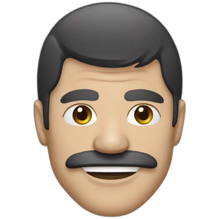 charles bronson with a nose ring emoji