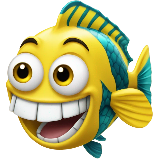 SpongeBob fish who says "Hooplah!" emoji