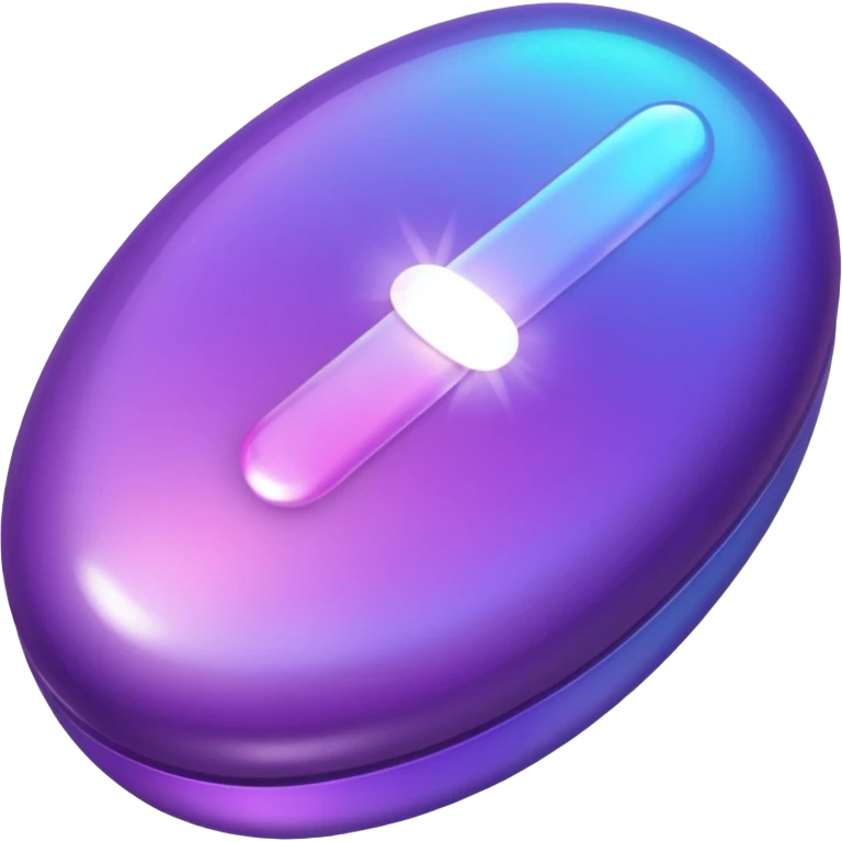 glitter purple medicine emoji