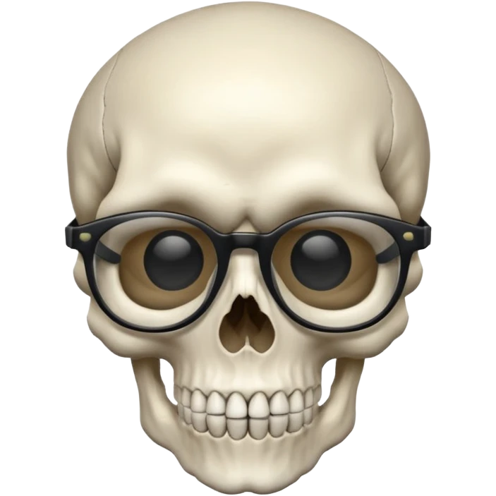 Kuru kafa gözlüklü emoji