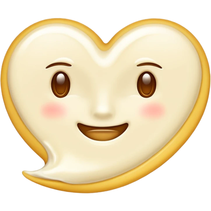 Letter color Creamy emoji