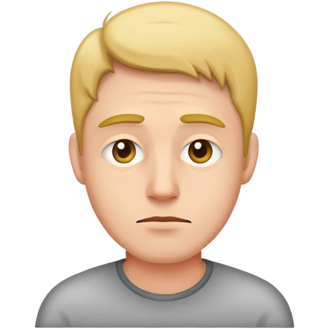 Lonely man  emoji