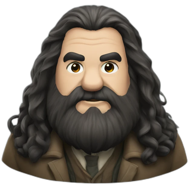 Hagrid from the alan wake universe emoji