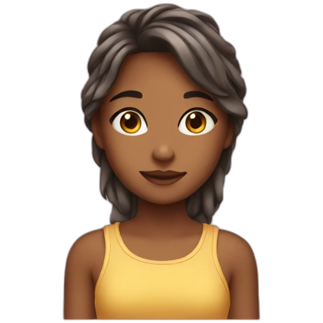 Cute girl emoji