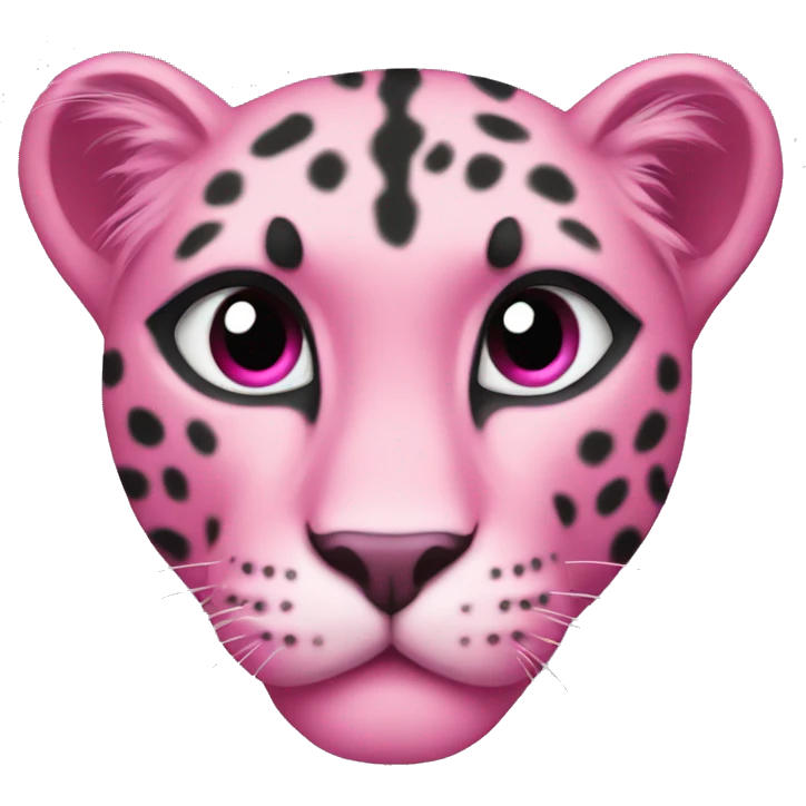 Panter pink emoji